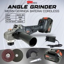 SUNC TOOLS Mesin Gerinda Baterai Cordless Angle Grinder 4 INCH
