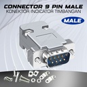 Connector 9 Pin Male Timbangan Digital