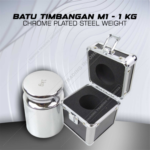 Batu Timbangan Anak TImbangan Class M1 1kg dengan BOX