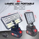 Lampu LED Baterai Portable 4" 8" inch Senter Lampu Camping