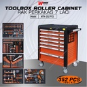 Toolbox Trolly Kabinet 7 Drawer 352pcs Tool Box Roller