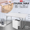 Meja Lipat Jualan Portable Meja Outdoor Indoor Meja Makan Meja Komputer 122cm
