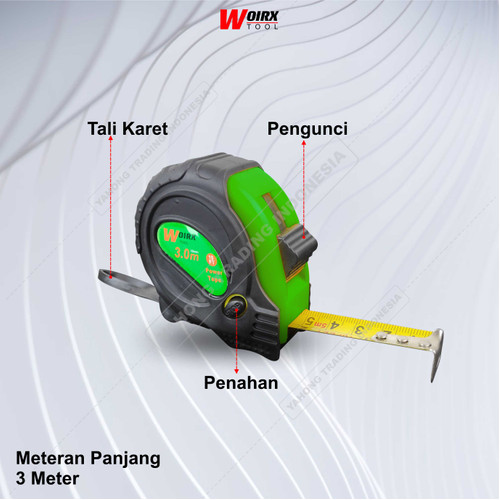 Gergaji lancip Meteran Palu Kambing 1 Set Alat Tukang 3 Pcs