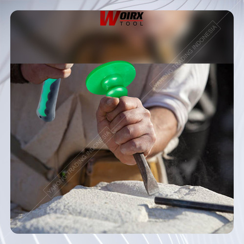 Alat Pahat Batu Beton Lancip Pipih 8 inch + Palu Bogem Batu 2LB 3LB
