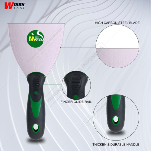 Kape Gagang Fiber Karet 2" 2.5" 3" 4" inch Scraper Besi