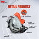 Paket Tukang Kayu Circular Saw Planner Gergaji Kayu Bundar dan Mesin Serut Kayu