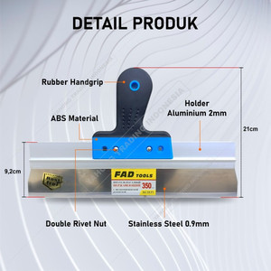 Scraper Kape Alat Plamir Stainless Steel Alat Plamir Compon Aci