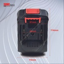 Baterai 21V Batere Batre Mesin Bor Cordless Gerinda Impact Wrench Hammer Drill 21V