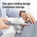 Meja Laptop Stand Laptop Besi Aluminium Kipas Laptop Lipat