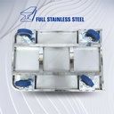 Troli Barang Trolli Stainless Troly Handtruck Trolley 500kg