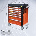 Toolbox Trolly Kabinet 7 Drawer 352pcs Tool Box Roller