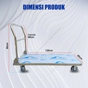 Troli Barang Trolli Stainless Troly Handtruck Trolley 800kg