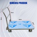 Troli Barang Trolli Stainless Troly Handtruck Trolley 600kg