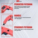Mesin Bor Listrik 10mm Bor Impact Drill 13mm Bolak Baliik