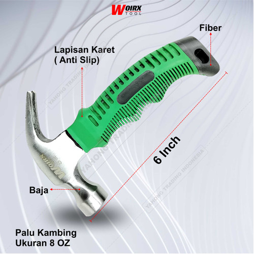 Gergaji lancip Meteran Palu Kambing 1 Set Alat Tukang 3 Pcs
