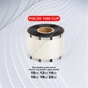 Plastik Roll LID CUP SEALER Pres Minuman 1000 1200 CUP POLOS MOTIF