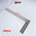 Penggaris Siku Tukang Stainless 250mm 300mm