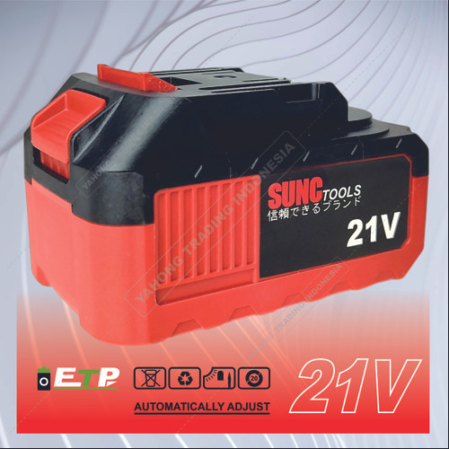 Baterai 21V Batere Batre Mesin Bor Cordless Gerinda Impact Wrench Hammer Drill 21V