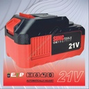 Baterai 21V Batere Batre Mesin Bor Cordless Gerinda Impact Wrench Hammer Drill 21V