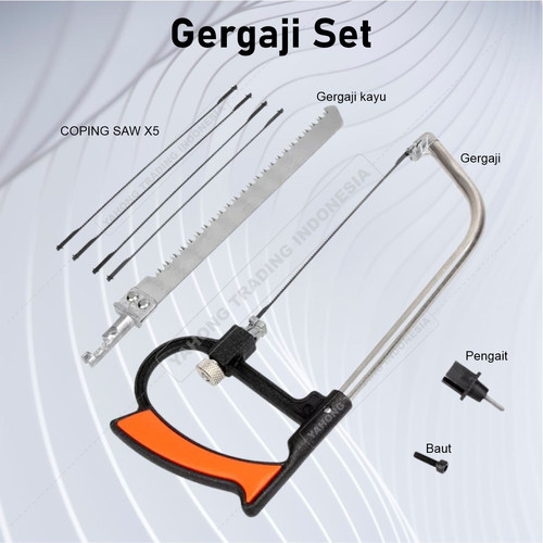 Gergaji Ukir Serbaguna Gergaji Besi Kaca Kayu Magic Saw Mini Gergaji Tangan Multifungsi