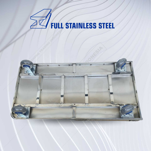 Troli Barang Trolli Stainless Troly Handtruck Trolley 800kg