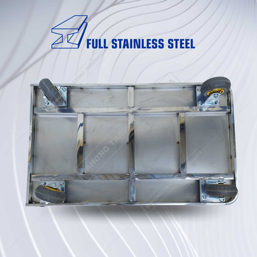Troli Barang Trolli Stainless Troly Handtruck Trolley 600kg