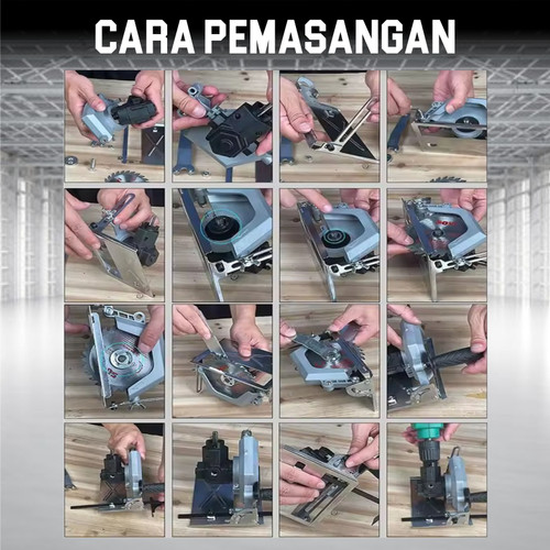 Adapter Bor Gerinda Angel Grinder Konverter Bor Jadi Gerinda Gergaji