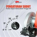 Gergaji Kayu Listrik Circular Saw Mata 7 inch 24T