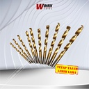 Mata Bor Besi Baja Kuningan 1 2 3 4 5 6 7 8 9 10 11 12 13mm