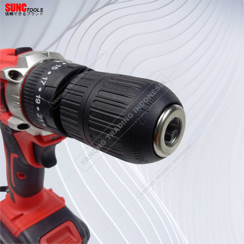 Mesin Bor Baterai Cordless Drill Batere 10mm 13mm 12V 36V