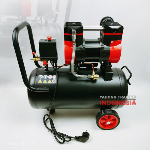 Kompresor Udara Angin Tanpa Oli 30L Air Compressor 1.3Hp 30L