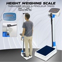 Height Weighing Scale 200kg Timbangan Badan Dan Pengukur Tinggi