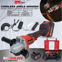 SUNC TOOLS Cordless Angle Grinder Brushless Mesin Gerinda 98Vf