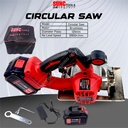 SUNC Brushless Circular Saw Gergaji Bundar Portable 168Vf