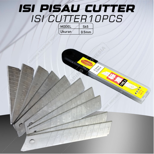 Isi Pisau Cutter 10 pcs