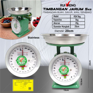 Timbangan Jarum Manual Mangkok RUIHENG 5kg 20g