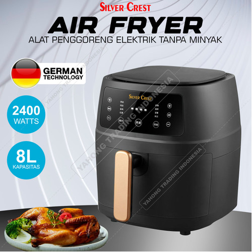 Digital Air Fryer Mesin Penggoreng Tanpa Minyak Elektrik 2400W 8L