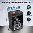 Baterai Battery Batere Timbangan Digital 6V