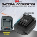 Adapter Converter Konverter Sambungan Baterai Impact Drill Bor