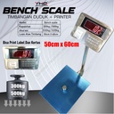Timbangan Barang Digital 300kg 500kg Printer Label Kertas 50cm x 60cm