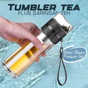 Botol Minum Kaca Termos Tumbler Portable Pemisah Teh