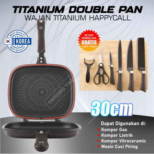 Happycall Happy Call Titanium Double Pan Jumbo Grill
