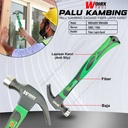 Palu Kambing 0.5kg 0.75kg Martil Hammer Gagang Fiber