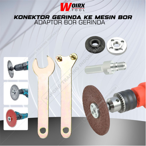 Konektor Mesin Bor Jadi Mesin Gerinda Adaptor Adapter Bor Gerinda