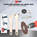 Konektor Mesin Bor Jadi Mesin Gerinda Adaptor Adapter Bor Gerinda