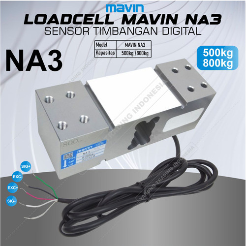 Load Cell Loadcell Sensor Timbangan Digital MAVIN NA3 500kg 800kg
