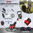 Mesin Potong Rumput BateraiPemotong Rumput Batere Portable WOIRX TOOL