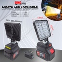 SUNC TOOLS Lampu LED Portable Lamp Baterai 21V Cahaya Putih Terang