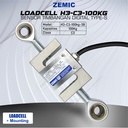 Load Cell ZEMIC H3 C3 100kg Tipe S Loadcell Sensor Timbangan Digital
