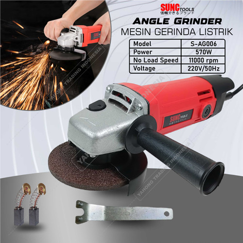 Mesin Gerinda Tangan Gurinda Grinda Angle Grinder SUNC TOOLS